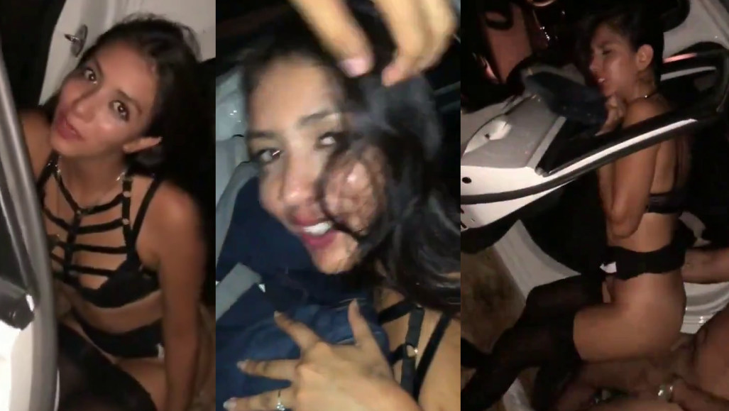 My drunk girlfriend gets fucked by a friend at night