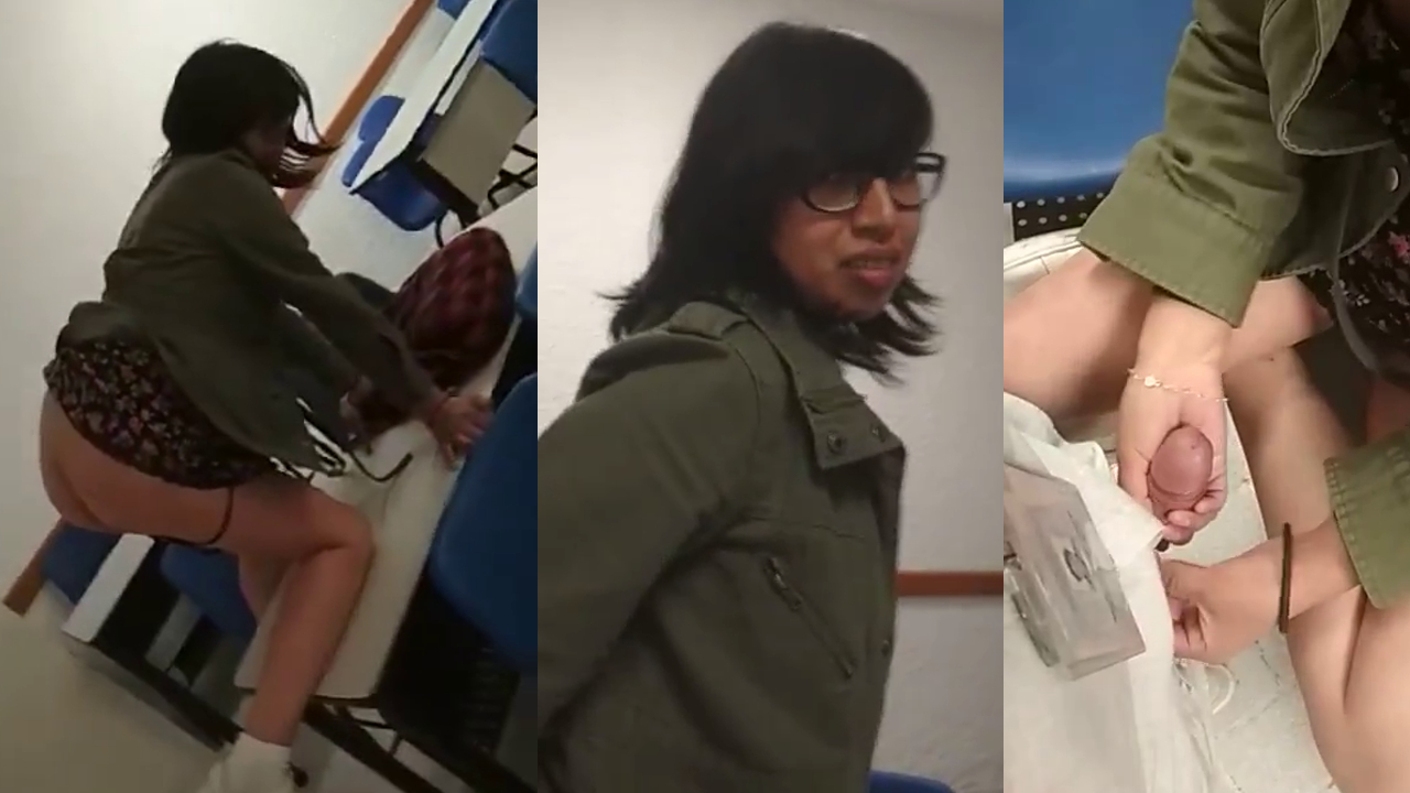 University professor fucks ugly student when there is no one in the class