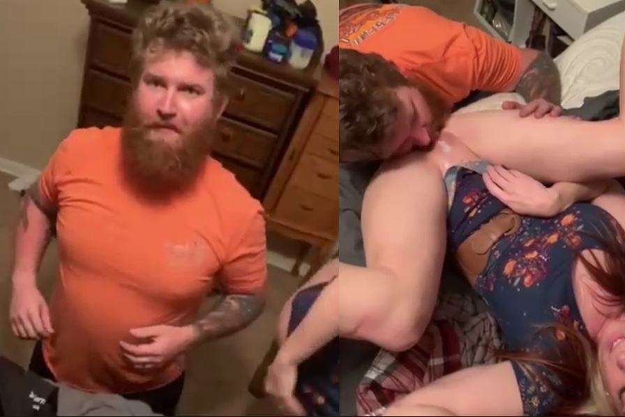 Cuckold husband cleans cum from his wife’s pussy