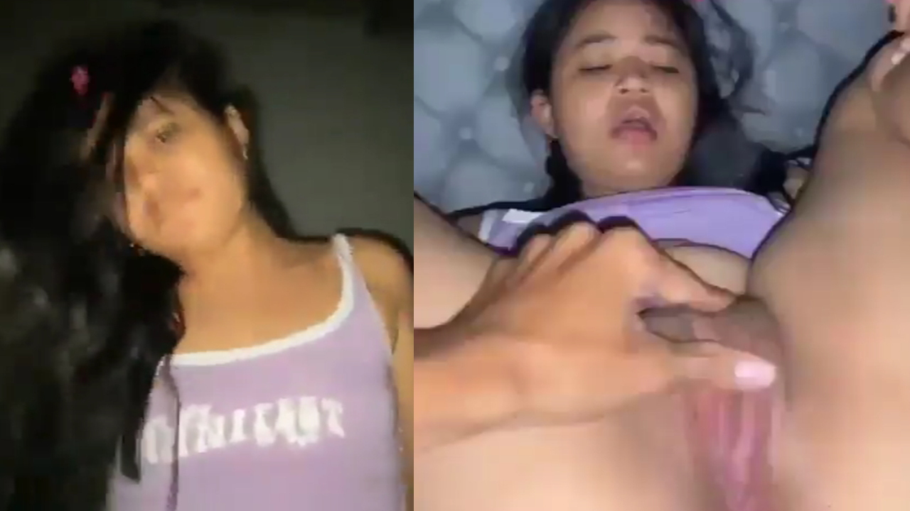 Latino couple fucking on a night of love