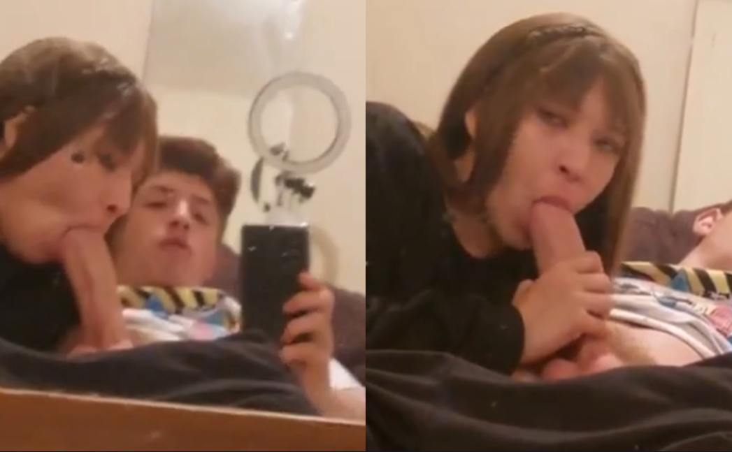 My sister gives me the best blowjob of my life