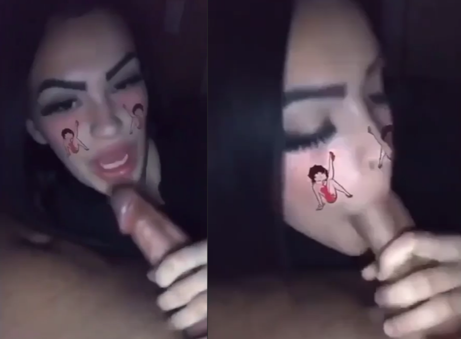 French girl gives blowjob to her Muslim boyfriend