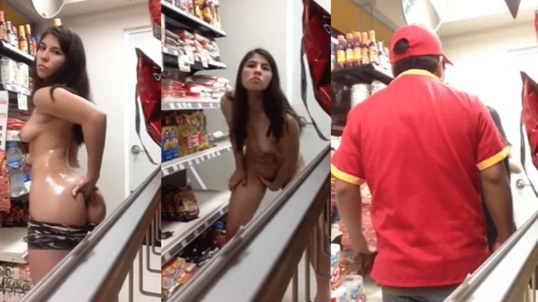 She masturbates at work and the boss catches her
