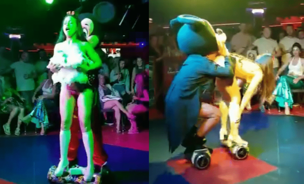 Mickey Mouse was unleashed at birthday party