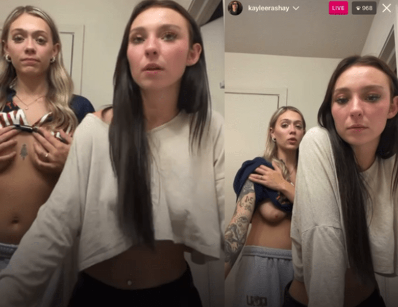 That shouldn’t have been seen in the Instagram live
