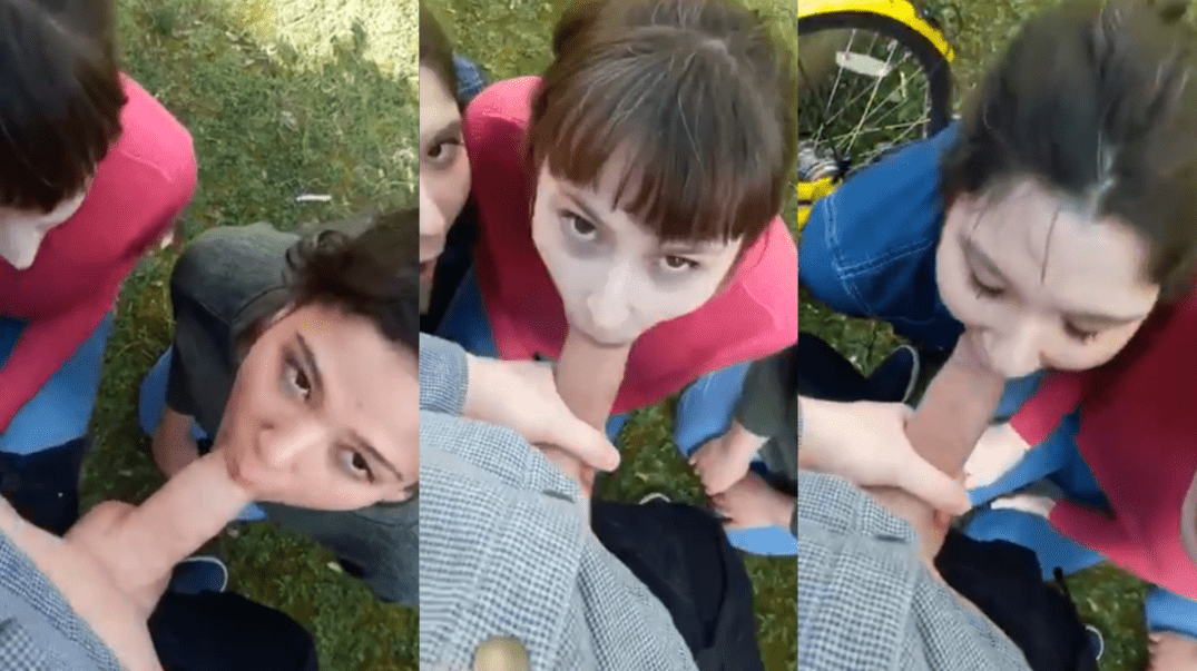 My three cousins ​​want to try my cock