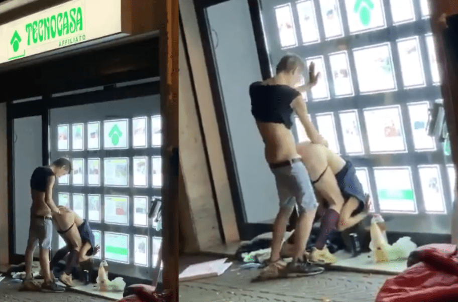 Drunk couple have sex after drinking too much