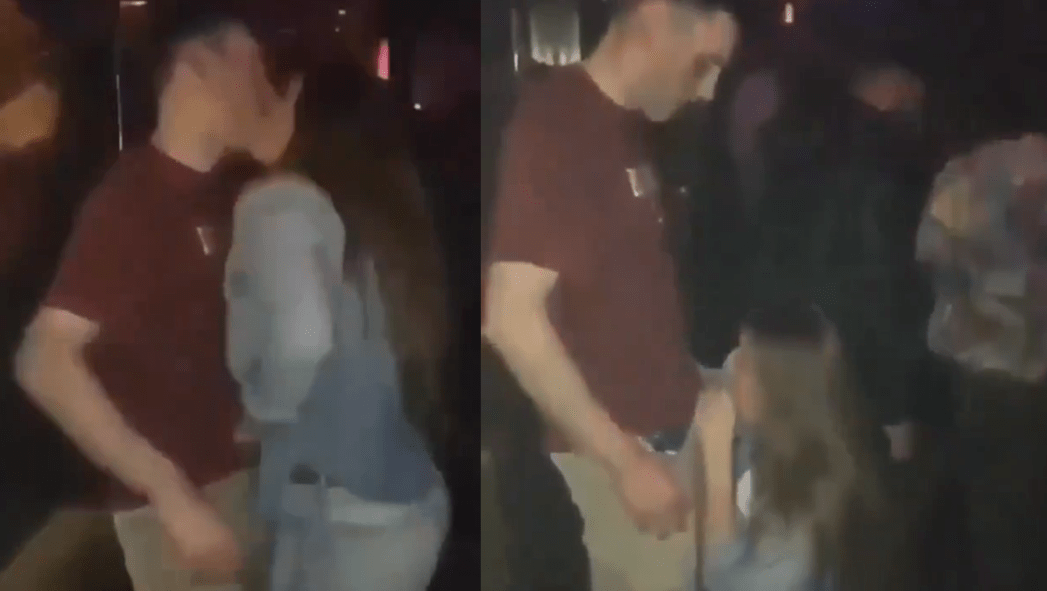 Being in a club and having your date suck you off in front of everyone