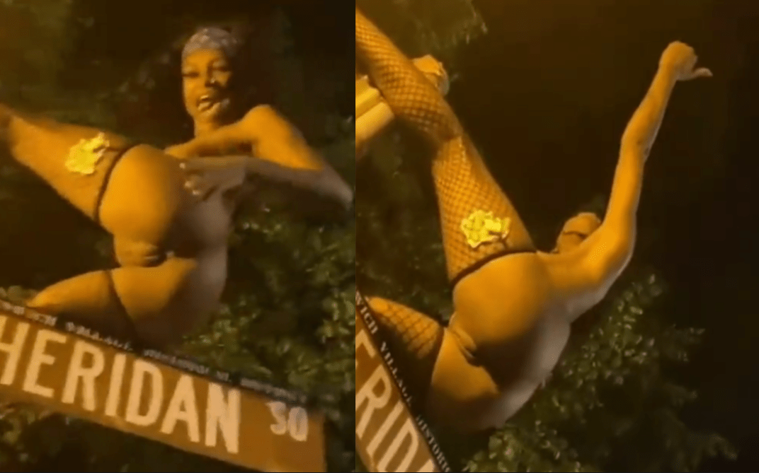 This ebony is the queen of the street