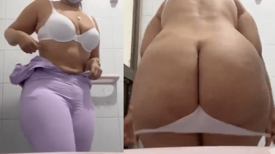 Recording a big-ass gym sister pissing