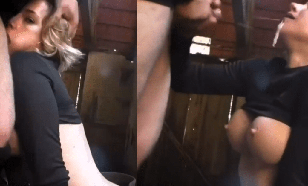 Rough throat fuck