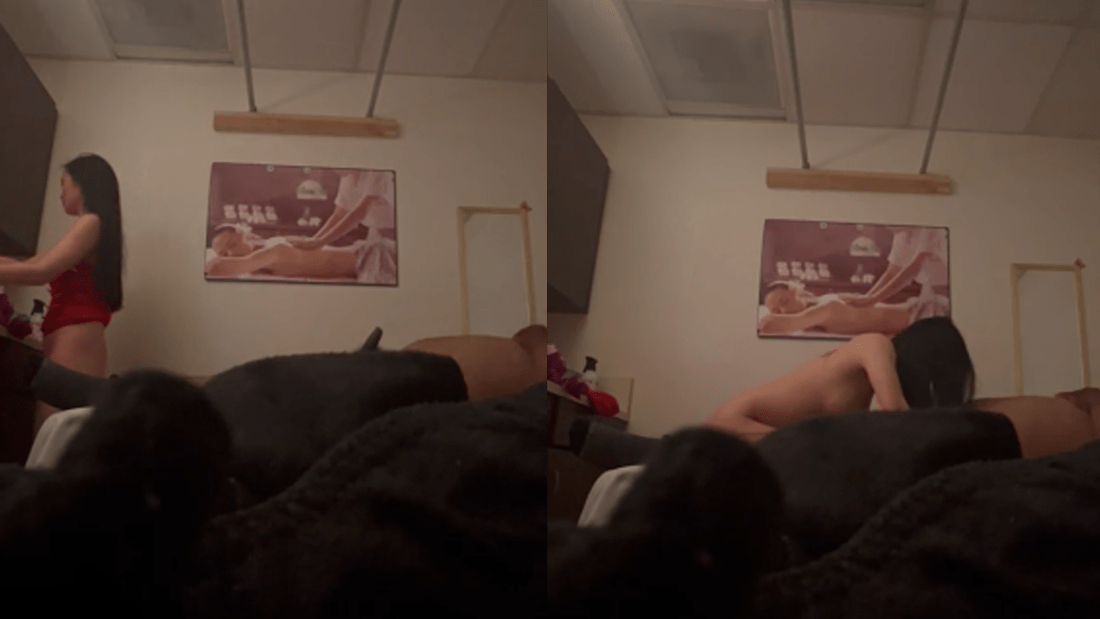 Asian massage no condom blow job looks at hidden camera